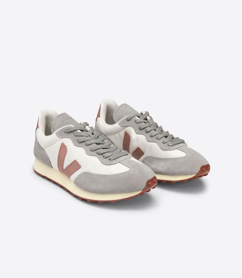 Veja Sneakers Dam - Rio Branco Hexamesh Gravel - Grå/Vita - 295814-SAU